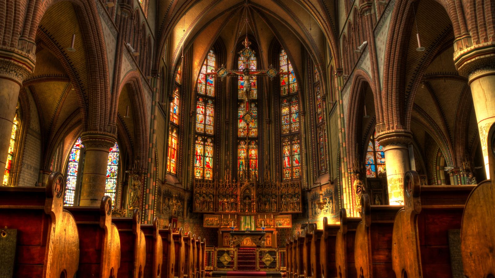 Sacred interior in Assisi