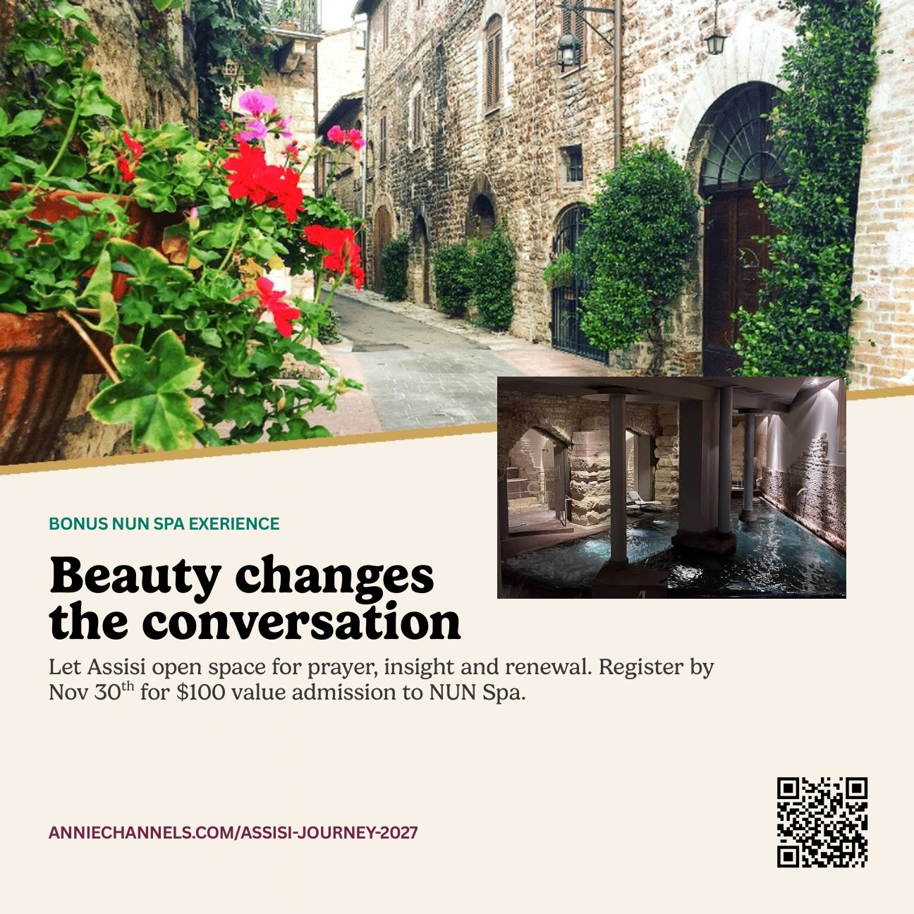 Beauty changes the conversation