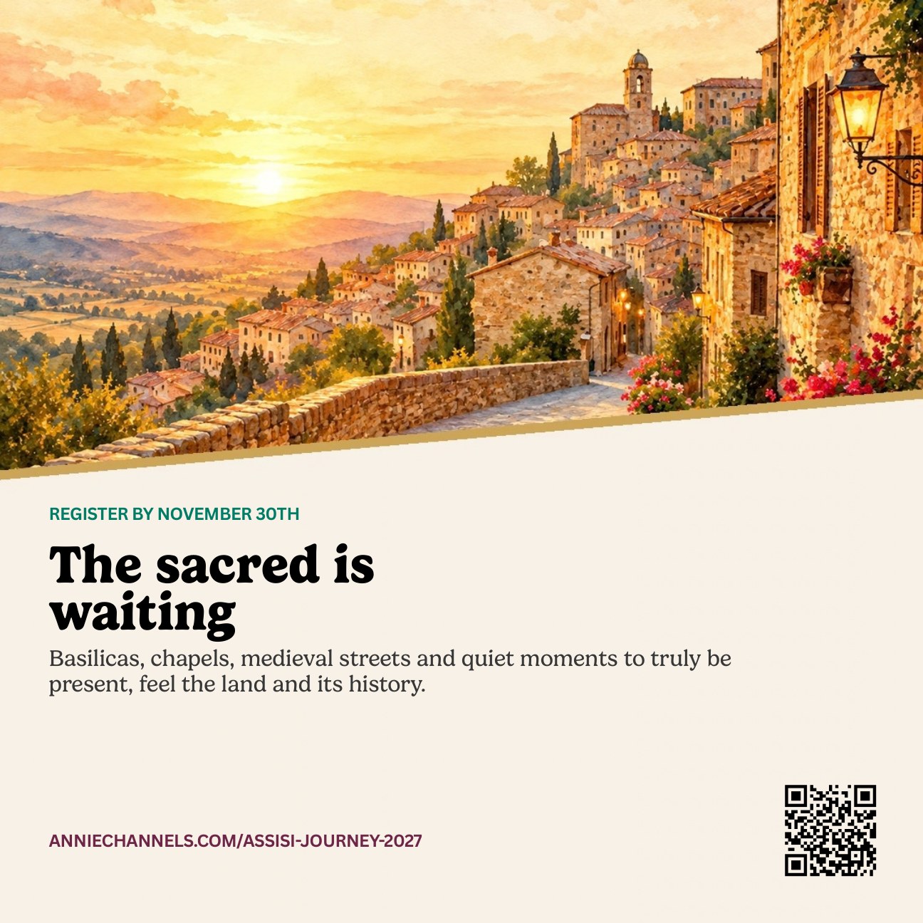 The sacred is waiting