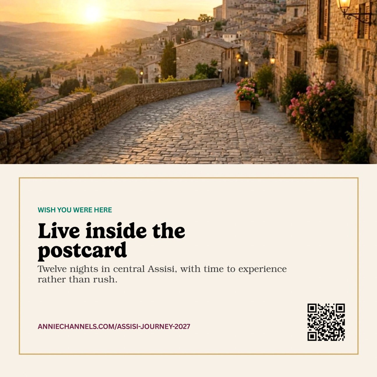 Live inside the postcard