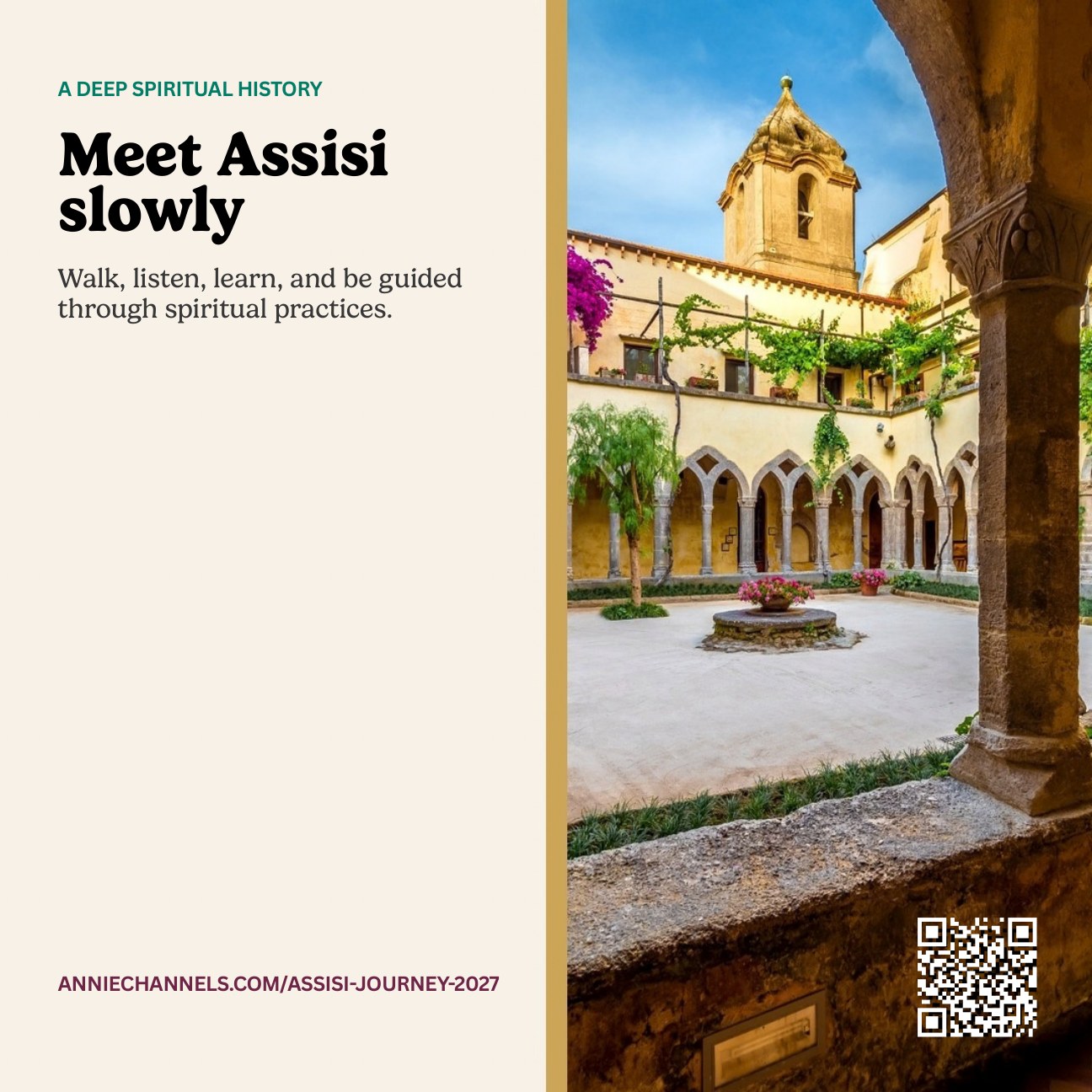 Meet Assisi slowly