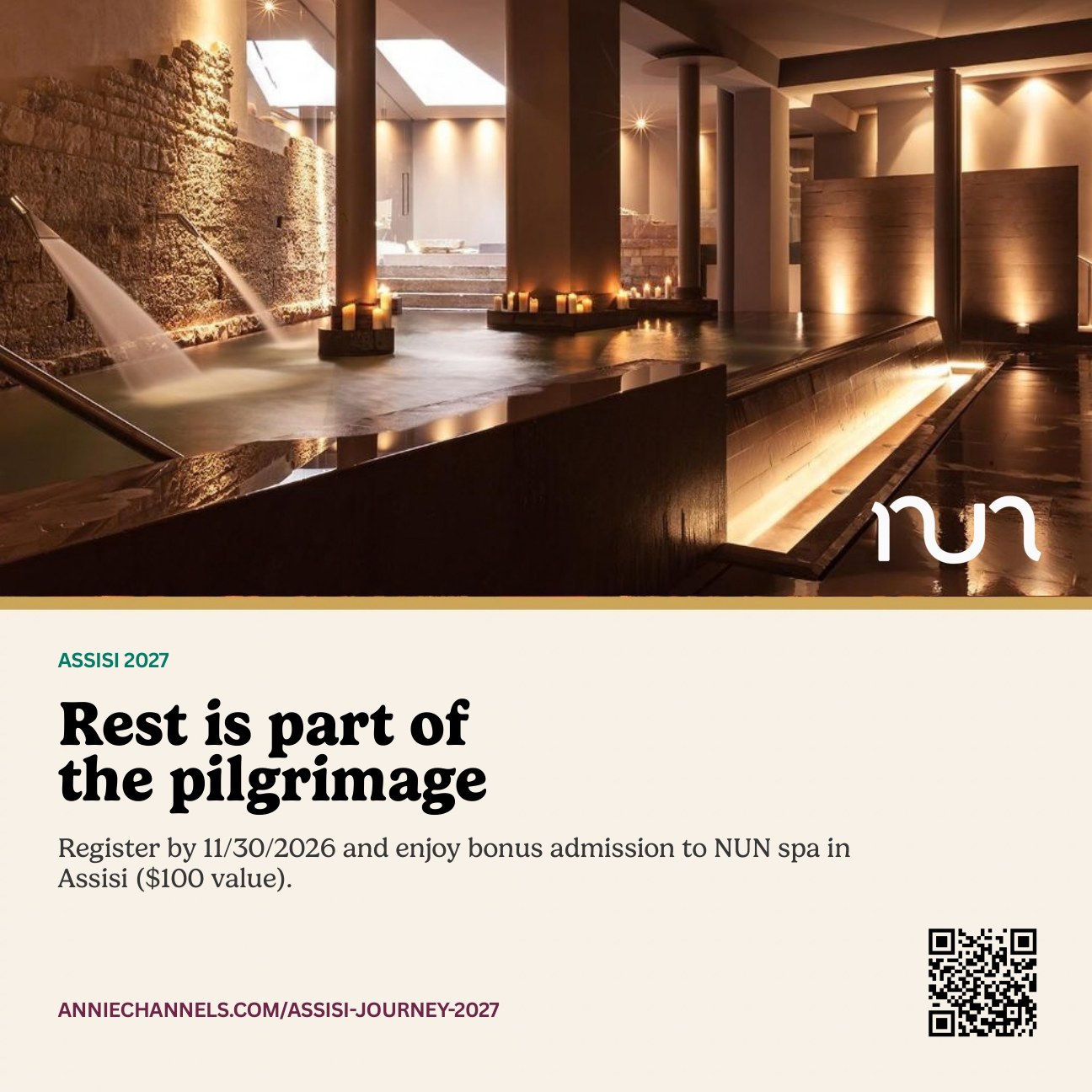 Rest is part of the pilgrimage