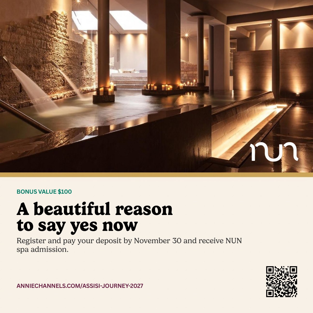 Your NUN Spa experience